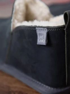 Lakeland Leather Grey Mens Slipper Boots