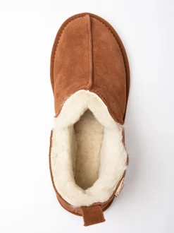 Lakeland Leather Tan Brown Mens Slipper Boots