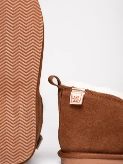 Lakeland Leather Tan Brown Mens Slipper Boots