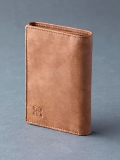Lakeland Leather Tan Brown Bowston Tri-Fold Wallet