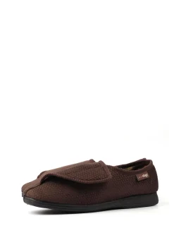 Lazy Dogz Blue Columbus III Hook and Loop Slippers