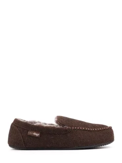 Lazy Dogz Blue Hendrix II Faux Fur Lined Full Slippers