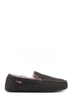 Lazy Dogz Blue Hendrix II Faux Fur Lined Full Slippers