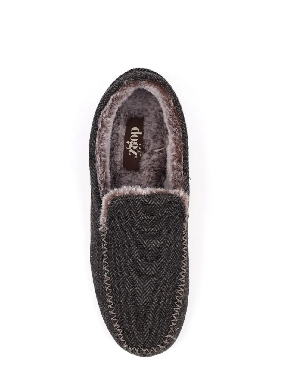 Lazy Dogz Blue Hendrix II Faux Fur Lined Full Slippers