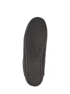 Lazy Dogz Blue Hendrix II Faux Fur Lined Full Slippers