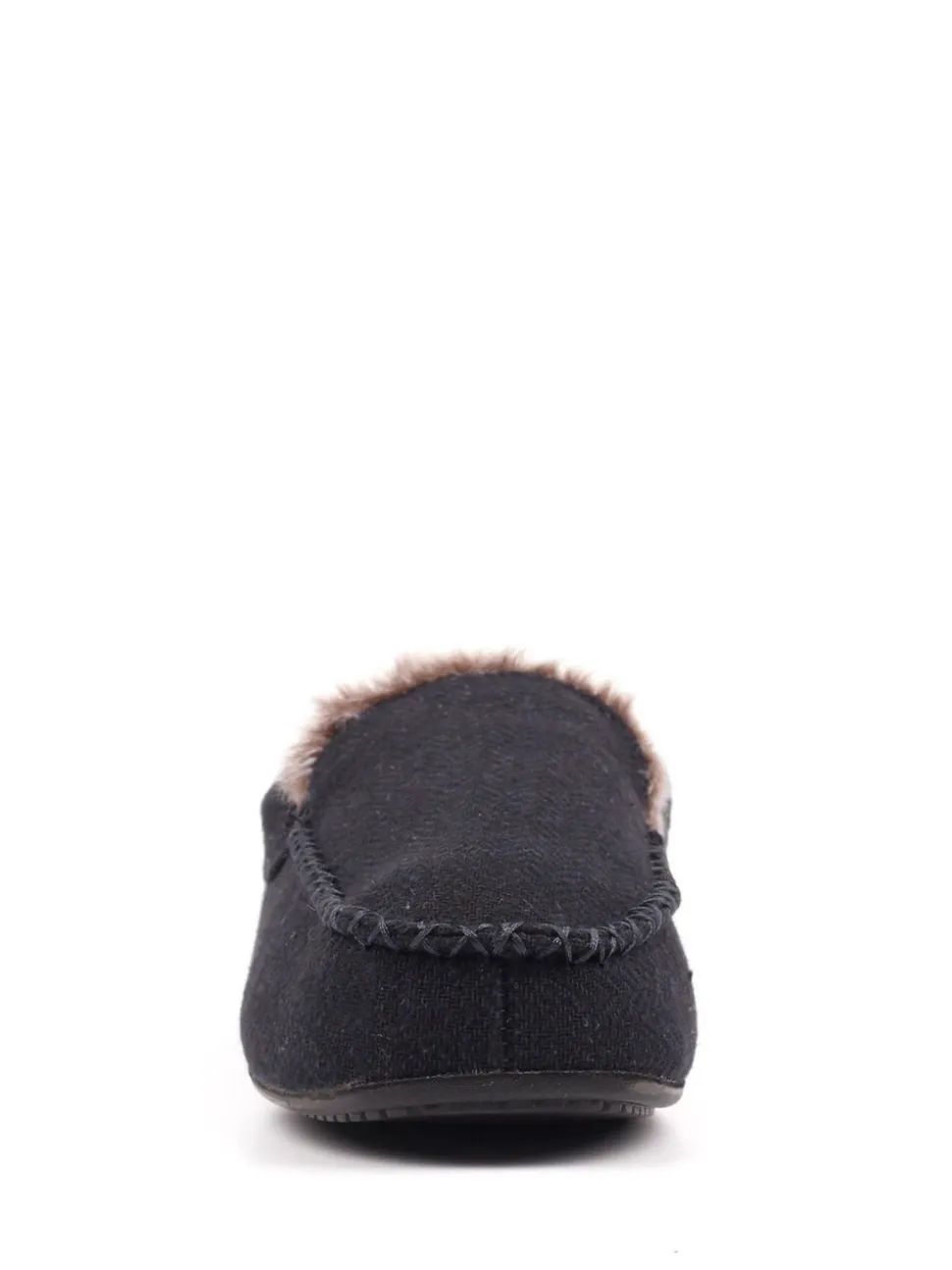 Lazy Dogz Blue Hendrix II Faux Fur Lined Full Slippers