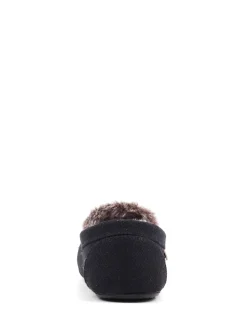 Lazy Dogz Blue Hendrix II Faux Fur Lined Full Slippers