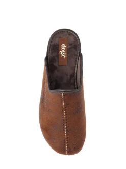 Lazy Dogz Blue Tees II Slip On Mule Slippers