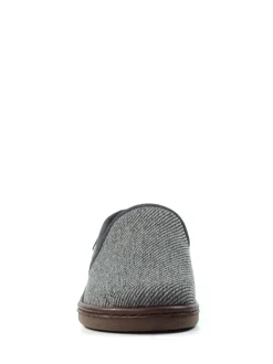 Lazy Dogz Grey Oliver Warm Lined Full Slippers