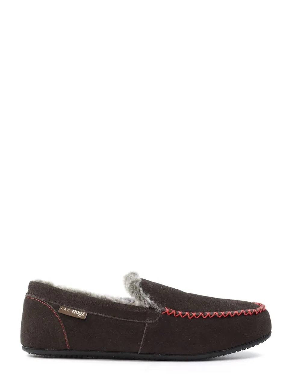 Lazy Dogz Henry Mocassin Brown Slippers