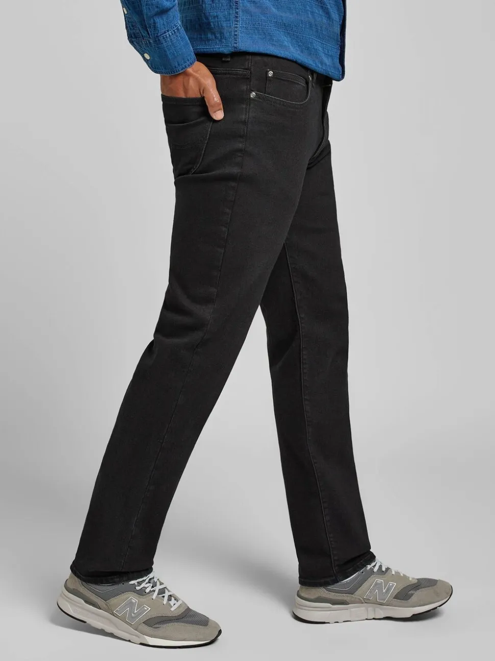 Lee Black Straight Fit MVP Jeans