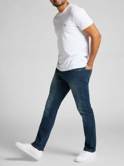 Lee Mid Blue Denim Straight Fit Extreme Motion MVP Jeans