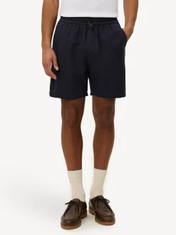 Les Deux Blue Otto Linen Shorts