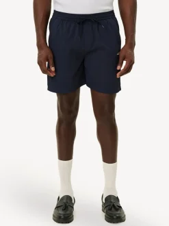 Les Deux Blue Stan Seersucker Swim Shorts
