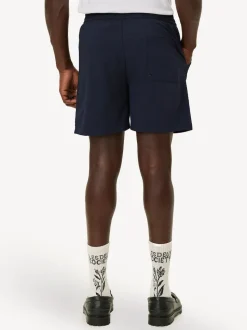 Les Deux Blue Stan Seersucker Swim Shorts