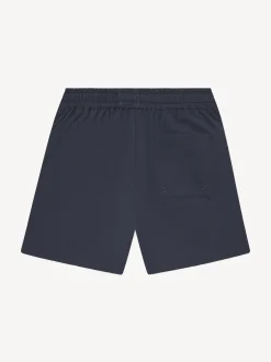 Les Deux Blue Stan Seersucker Swim Shorts