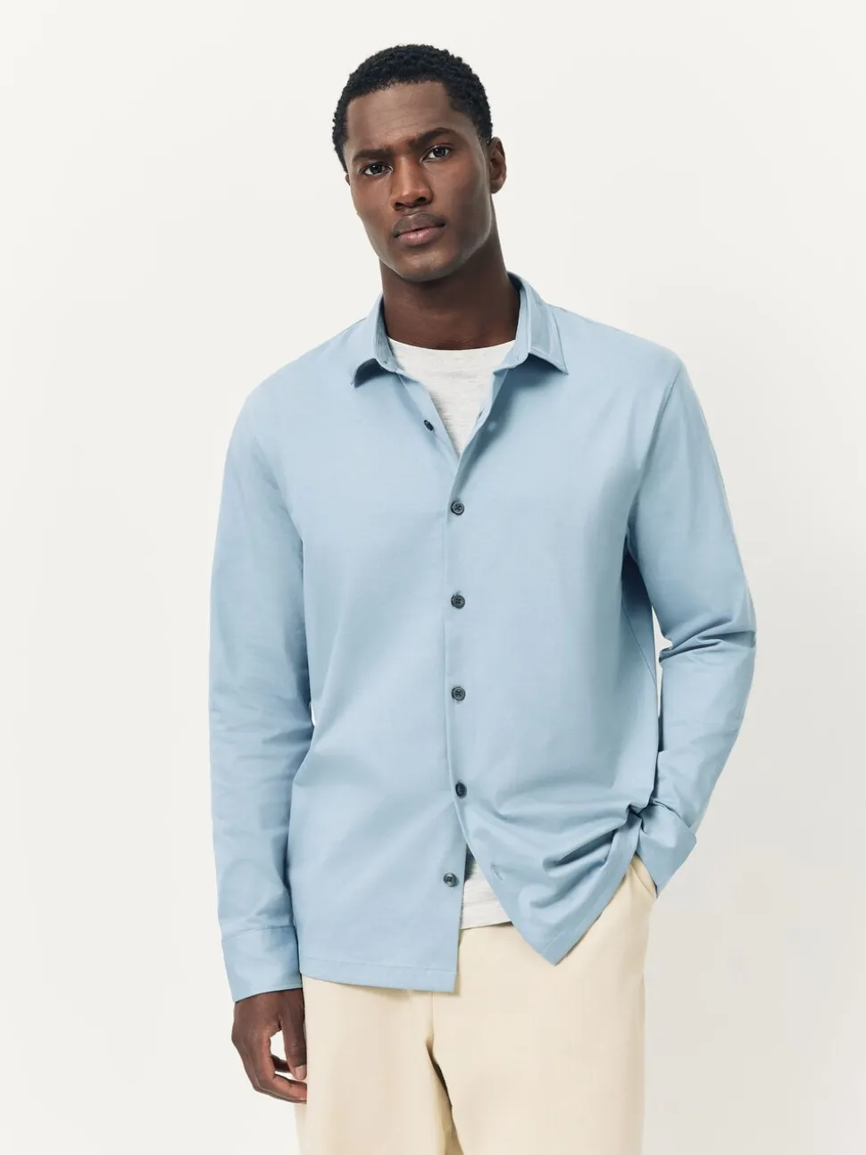 Light Blue Jersey Shirt