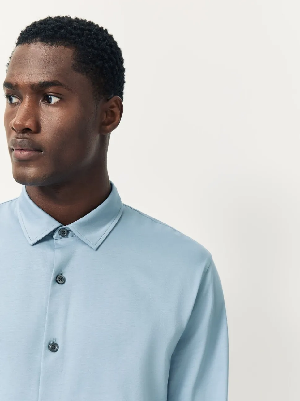 Light Blue Jersey Shirt