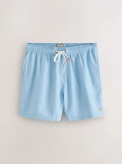 Light Blue Palm Logo Essential Swim Shorts