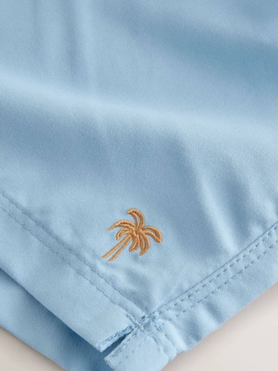 Light Blue Palm Logo Essential Swim Shorts