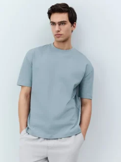 Light Blue Relaxed Fit Heavyweight T-Shirt