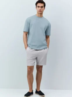 Light Blue Relaxed Fit Heavyweight T-Shirt