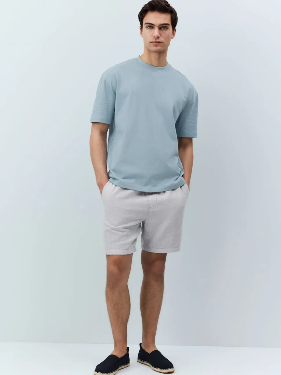 Light Blue Relaxed Fit Heavyweight T-Shirt
