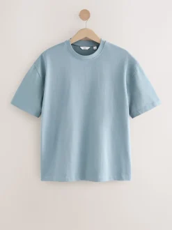 Light Blue Relaxed Fit Heavyweight T-Shirt