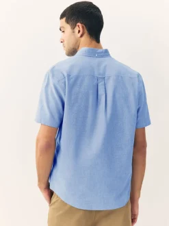 Light Blue Short Sleeve Oxford Shirt