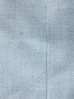 Light Blue Slim Fit Textured Smart Blazer
