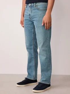 Light Blue Straight Fit Motionflex Jeans