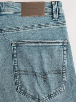 Light Blue Straight Fit Motionflex Jeans