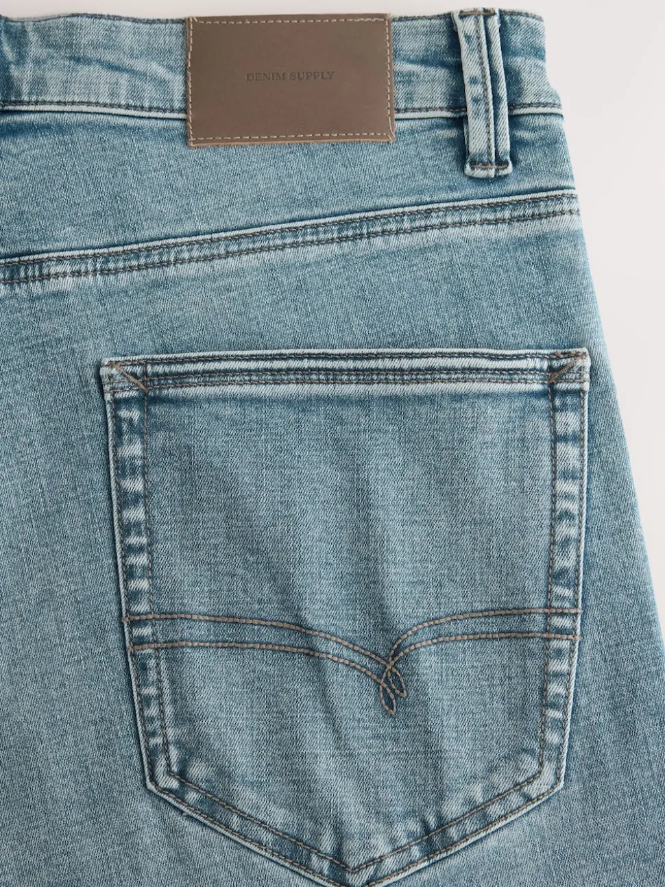 Light Blue Straight Fit Motionflex Jeans