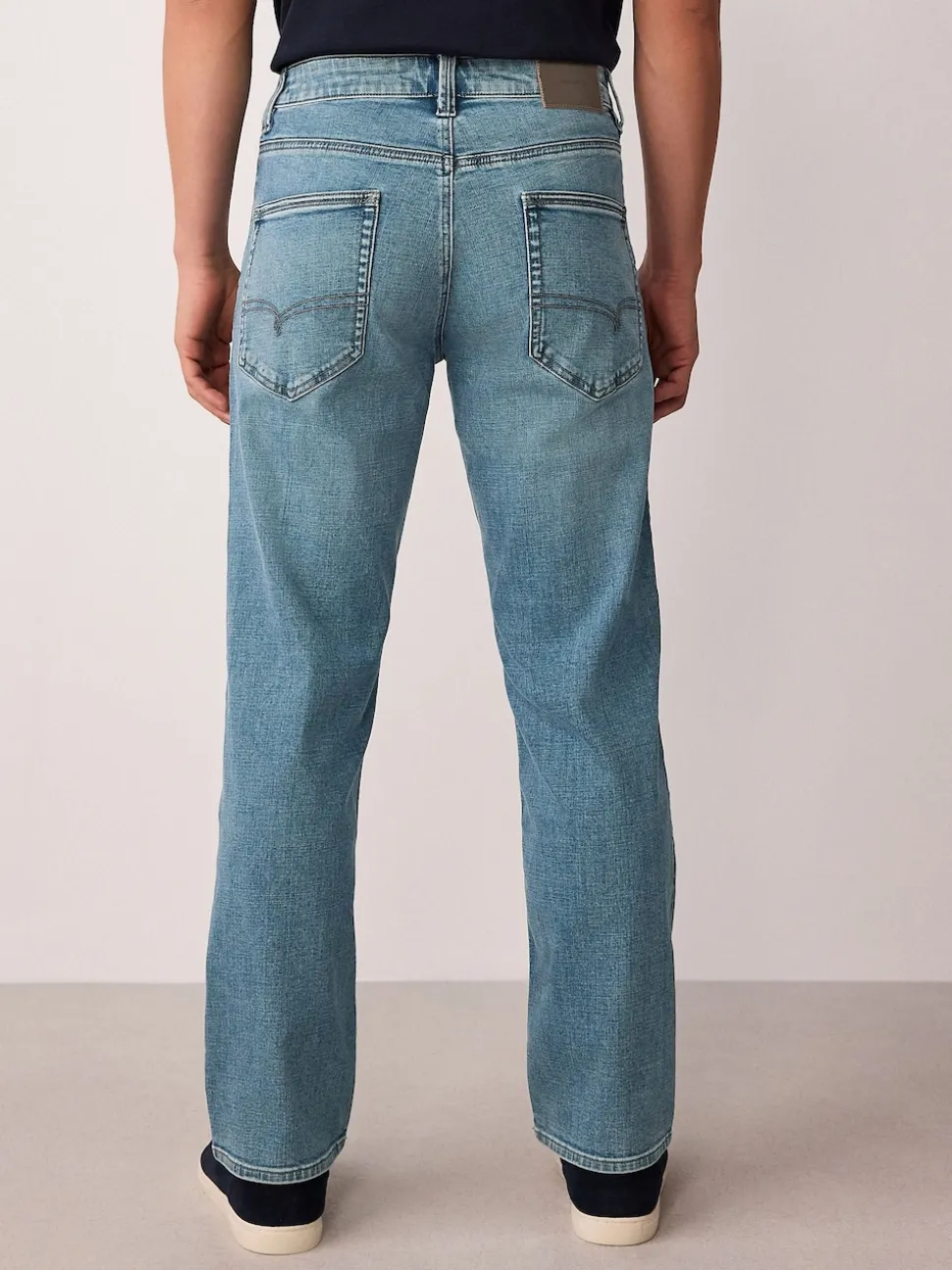 Light Blue Straight Fit Motionflex Jeans