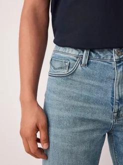 Light Blue Straight Fit Motionflex Jeans
