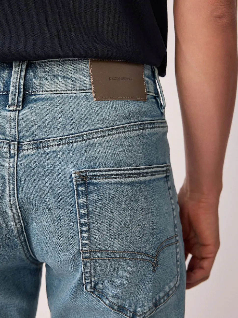 Light Blue Straight Fit Motionflex Jeans