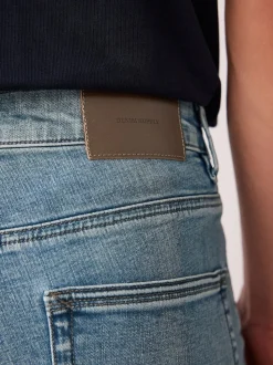 Light Blue Straight Fit Motionflex Jeans