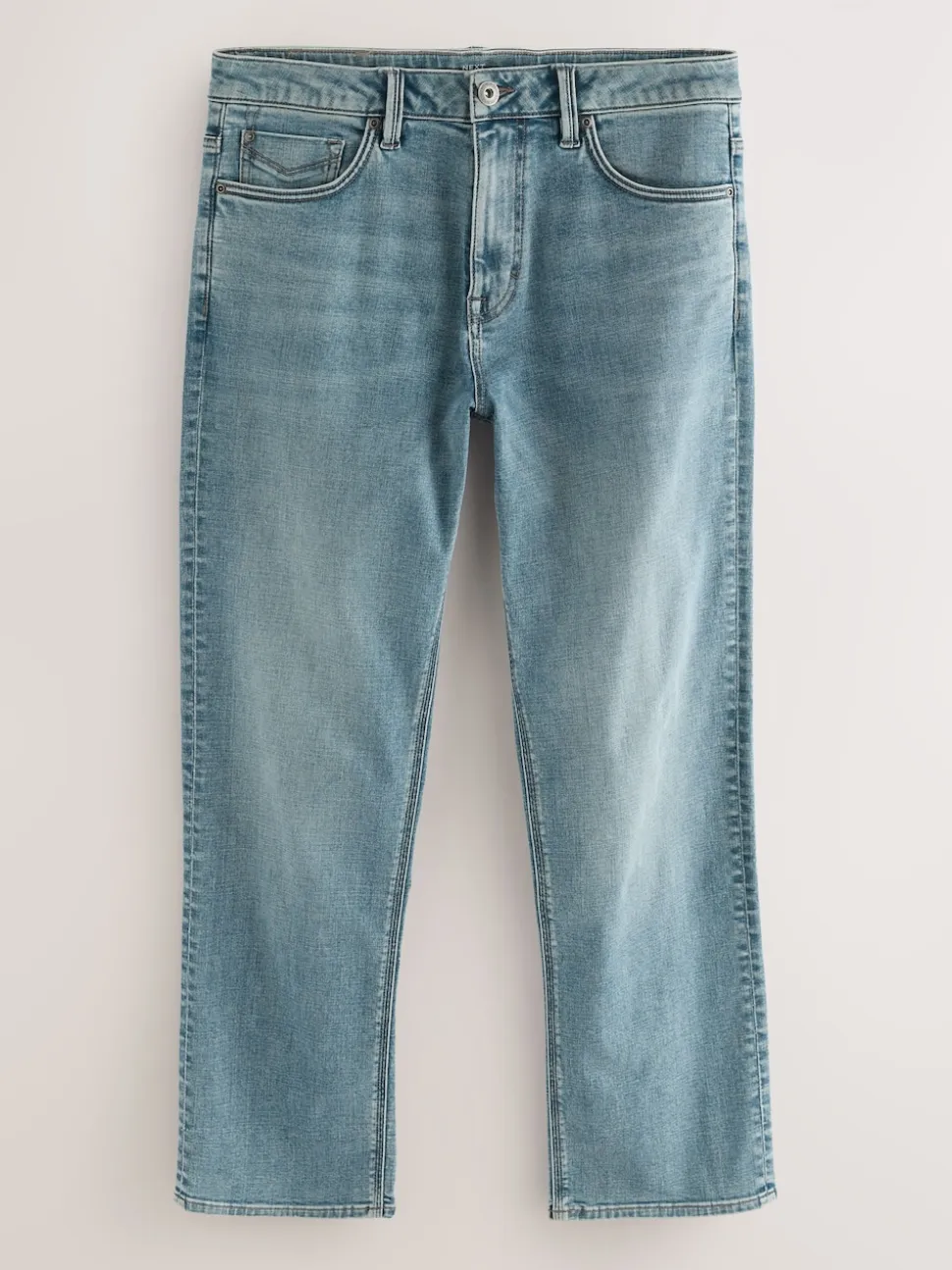 Light Blue Straight Fit Motionflex Jeans