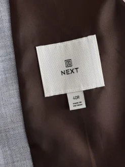 Light Blue Textured Suit Waistcoat