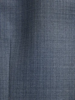 Light Blue Textured Suit Waistcoat