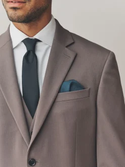 Light Brown Regular Fit Motionflex Stretch Suit Jacket