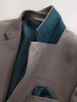 Light Brown Regular Fit Motionflex Stretch Suit Jacket