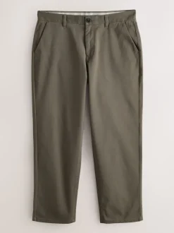 Light Brown Relaxed Fit Stretch Chinos Trousers