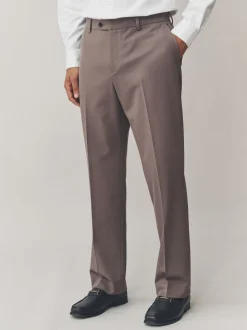 Light Brown Skinny Fit Motionflex Stretch Suit Trousers
