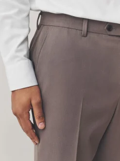 Light Brown Skinny Fit Motionflex Stretch Suit Trousers