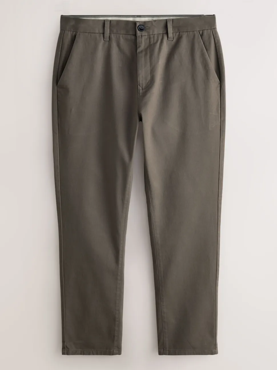 Light Brown Slim Fit Stretch Chinos Trousers