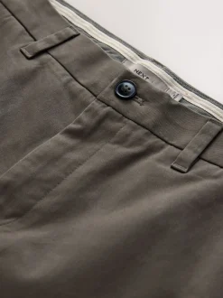 Light Brown Slim Fit Stretch Chinos Trousers