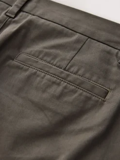 Light Brown Slim Fit Stretch Chinos Trousers