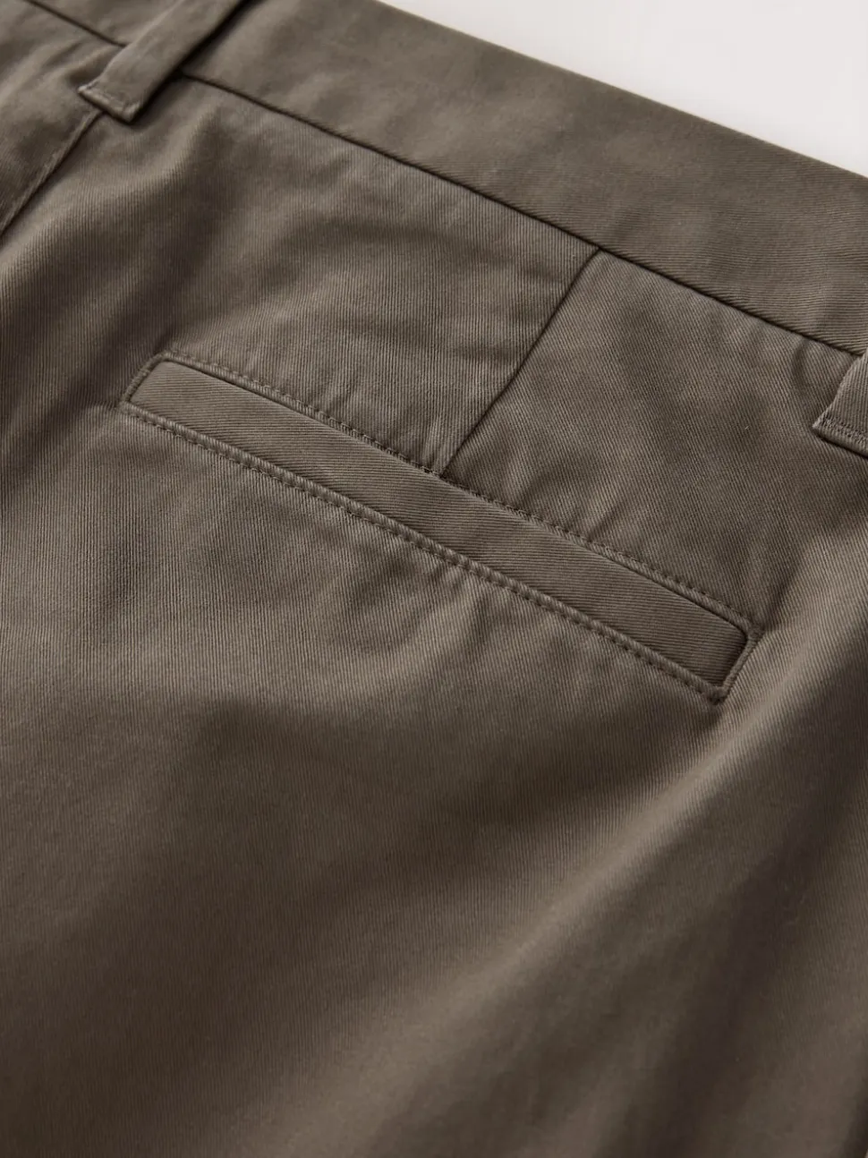 Light Brown Straight Fit Stretch Chinos Trousers