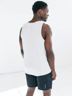 Light Grey Active Gym Textured Training Vest